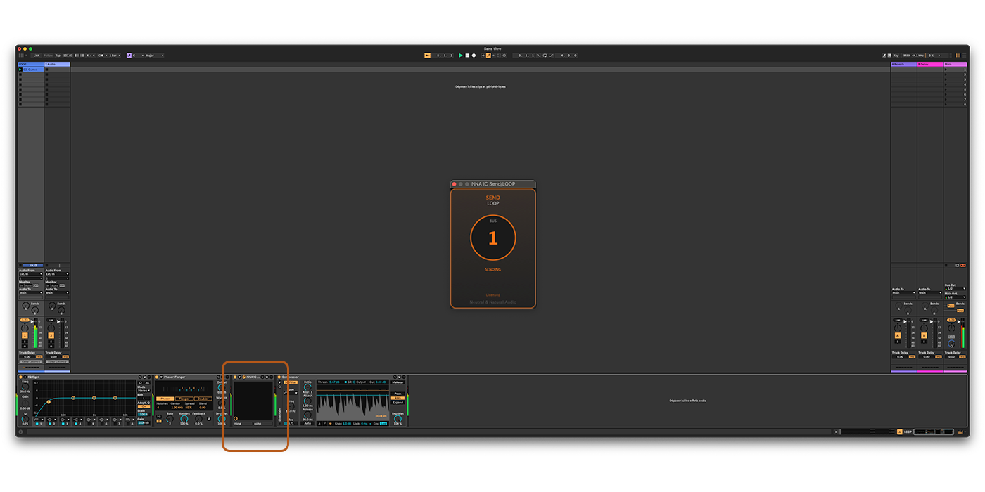 Internal DAW audio routing - send audio between tracks